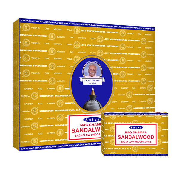 Satya Sandalwood Conos 12 conos