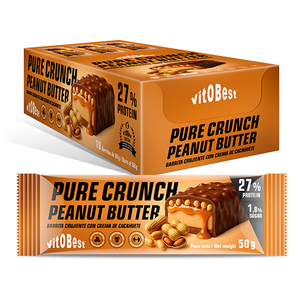 Pure Crunch Peanut Butter 18 barritas