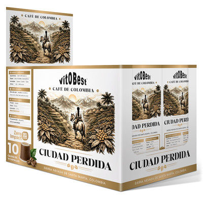 Café de Colombia Ciudad Perdida Cápsulas 10n cajas de 10 cápsulas