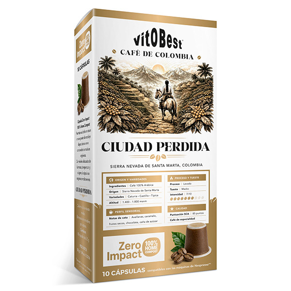 Café de Colombia Ciudad Perdida Cápsulas 10 cápsulas