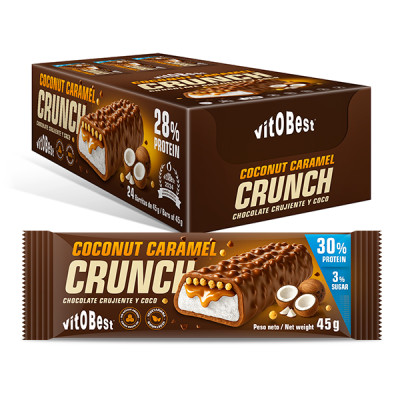 Coconut Caramel Crunch 24 barritas