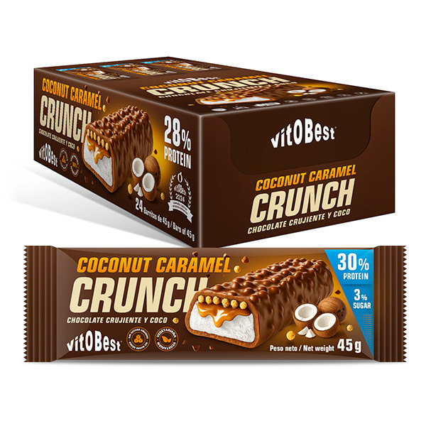 Coconut Caramel Crunch 24 barritas