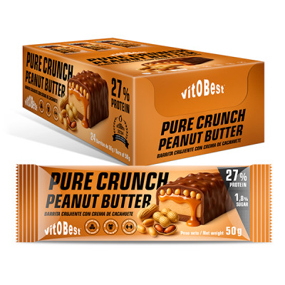 Pure Crunch Peanut Butter 24 barritas